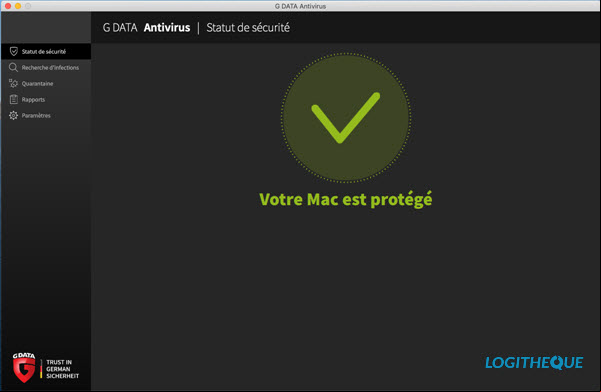 G DATA Antivirus pour Mac